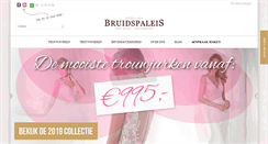 Desktop Screenshot of bruidspaleis.nl